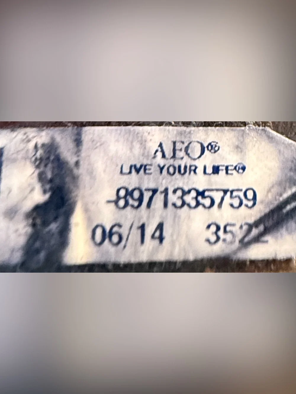 American Eagle Vintage leather belt